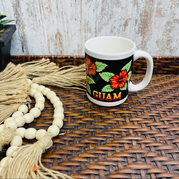 Vintage Guam Tropical Coffee Cup